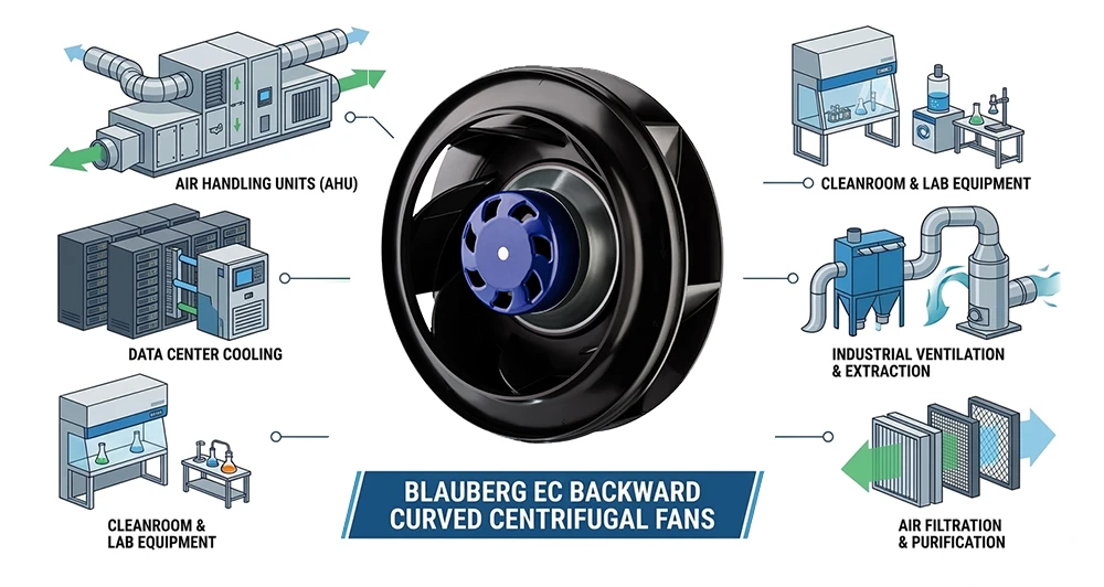 Common Applications of Backward Curved Fans Common Applications of Backward Curved Fans
