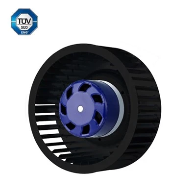 Ventilatore centrifugo curvo in avanti EC in plastica per condizionatore d'aria da 160 mm